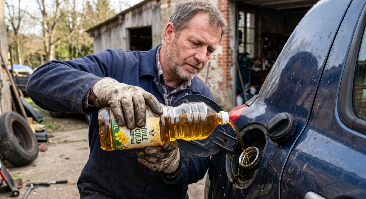 Ilustración Aceite de colza en un motor diésel: 90 € de ahorro al mes, ¿a qué precio?