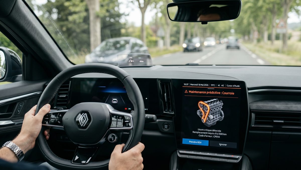 Ilustración Correa de distribución: tu coche conectado predice la avería antes de que ocurra