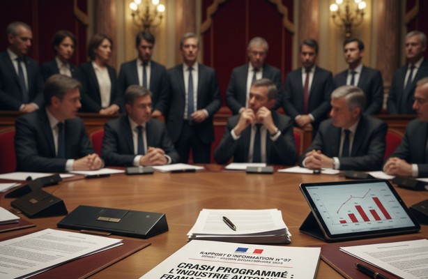 Ilustración Industria del automóvil: el Senado alerta sobre un «crash programado»