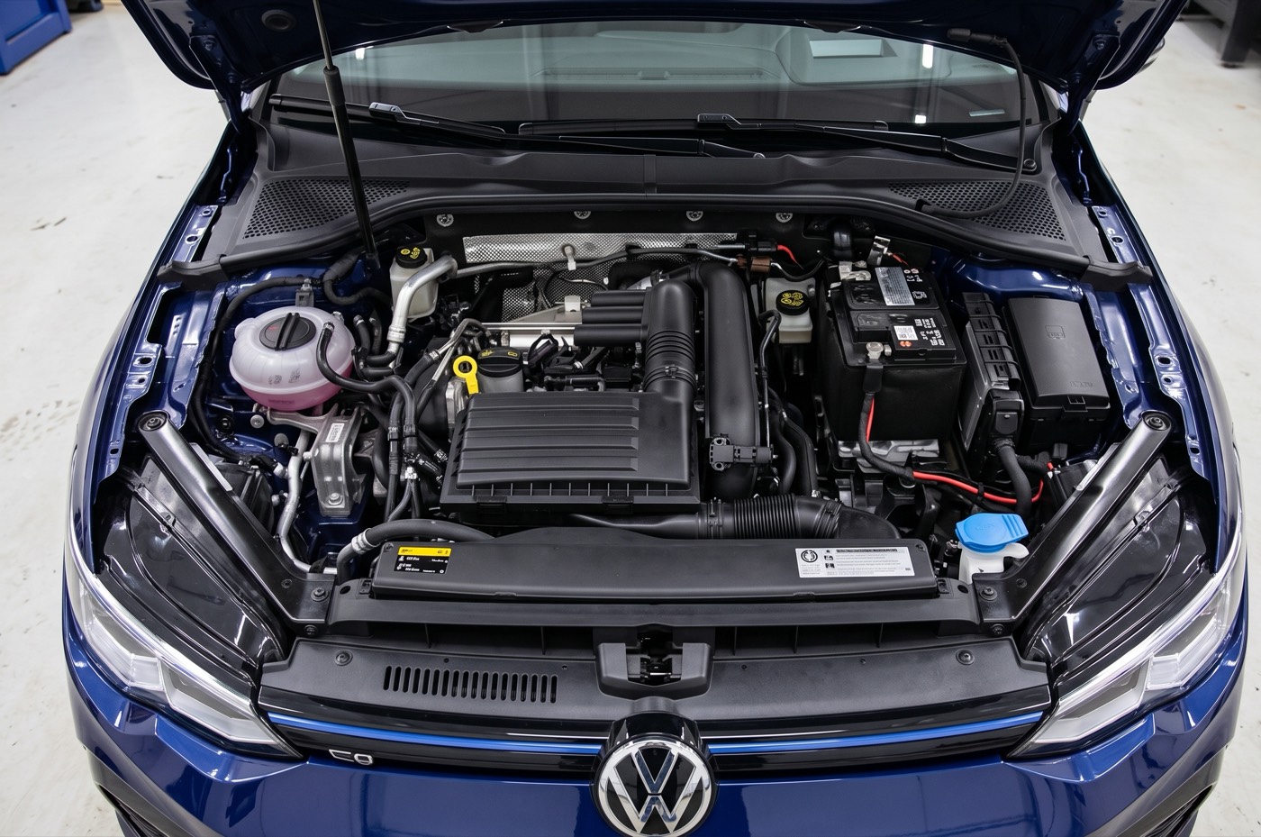 Vano motor de un Volkswagen equipado con el 1.4 TSI 125